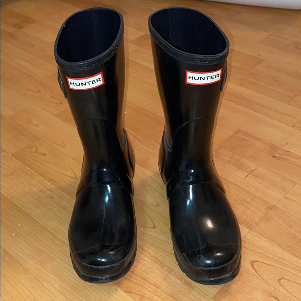 Hunter boots (Short glossy)